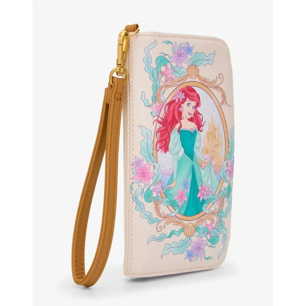 Loungefly‎ Disney The Little Mermaid  Portrait Tech Wallet Wristlet NWT!
